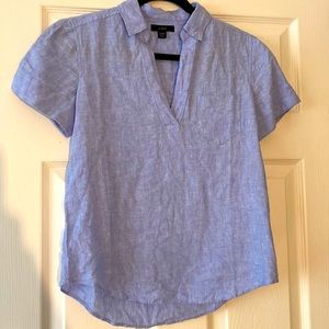 J. Crew linen top